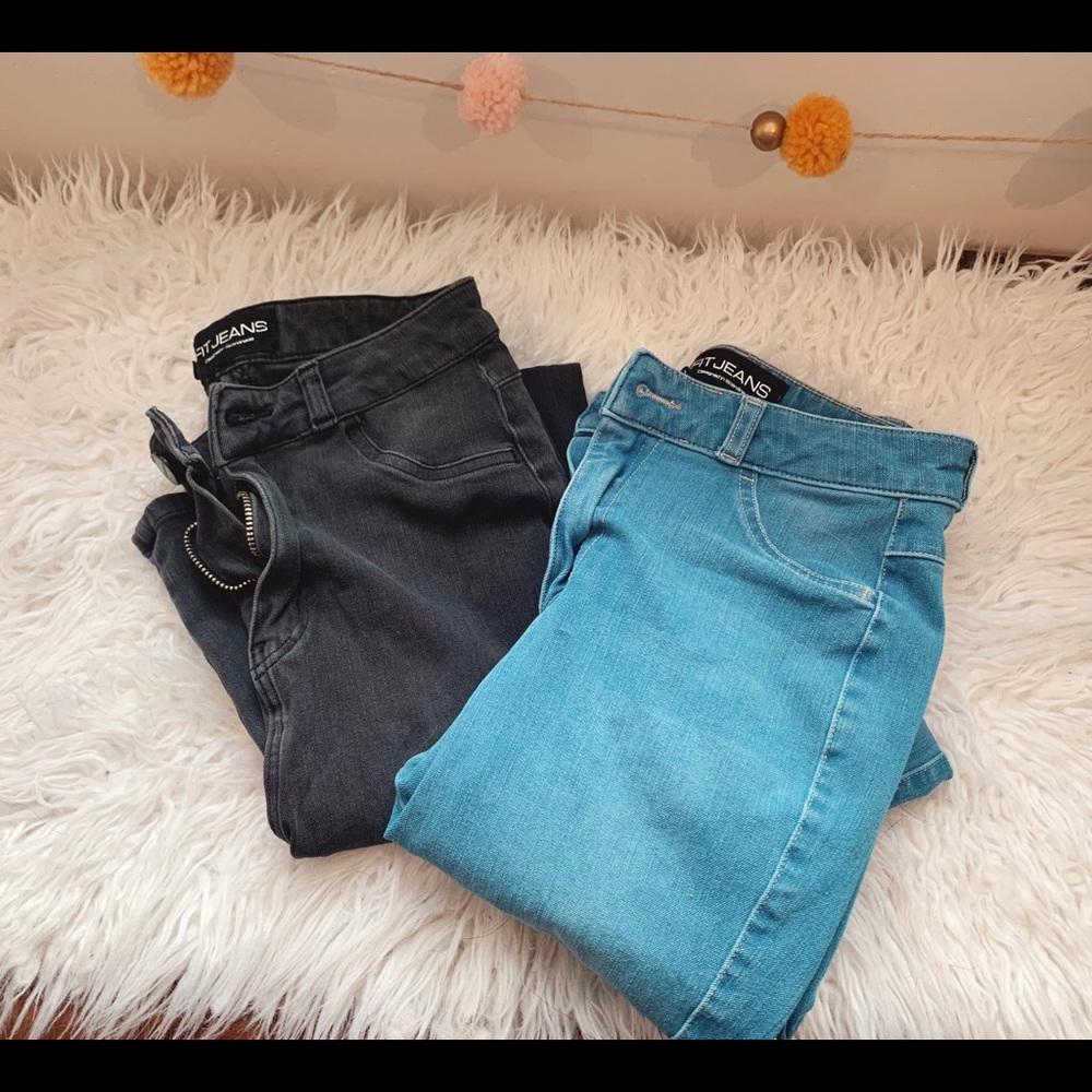 (X2) Fitjeans 360 High Waisted Jeans